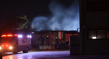 İzmir'de kimya fabrikasında korkutan yangın