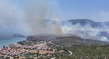 İzmir'de orman yangını
