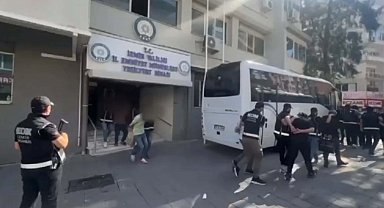 İzmir'de suç örgütüne operasyonda 17 tutuklama