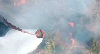 İzmir'de tarım arazisinde yangın