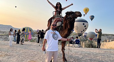 Kapadokya'da bayram tatili yoğunluğu