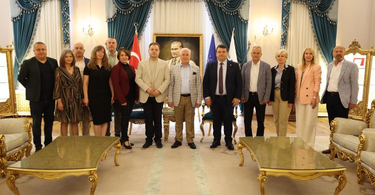 Kardeş şehir Tırnova’dan Başkan Bozbey’e ziyaret