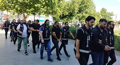 Kırşehir'de tefecilik operasyonu: 9 gözaltı