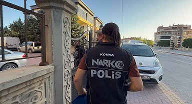 Konya'da narkotik operasyonu; 47 tutuklama