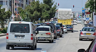 Konya'da tatil dönüşü yoğunluğu