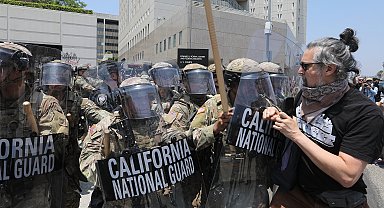 Los Angeles'taki sınır protestoları 3'üncü gününde