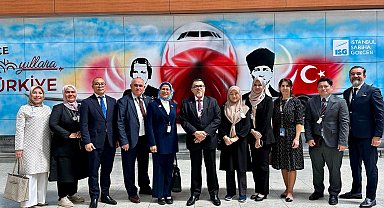 Malezya Ulaştırma Bakan Yardımcısı Habibollah, Sabiha Gökçen Havalimanı'nı ziyaret etti