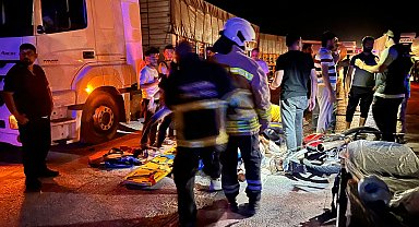 Mardin'de TIR ile motosiklet çarpıştı: 1 ölü, 1 yaralı
