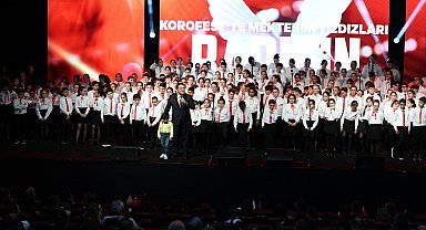 Mektebim Yıldızları Korofest etkinliği 500 öğrenciyi aynı sahnede buluşturdu
