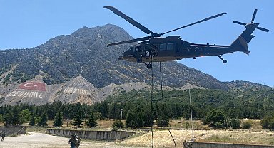 MSB: 'Çabuk İniş ve Tahliye Eğitimi' gerçekleştirildi