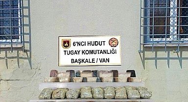 MSB: Van hudut sınırında araziye gizlenmiş 87 kilogram uyuşturucu madde ele geçirildi