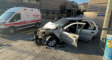 Nevşehir'de otomobil ile kamyonet çarpıştı; 4 yaralı