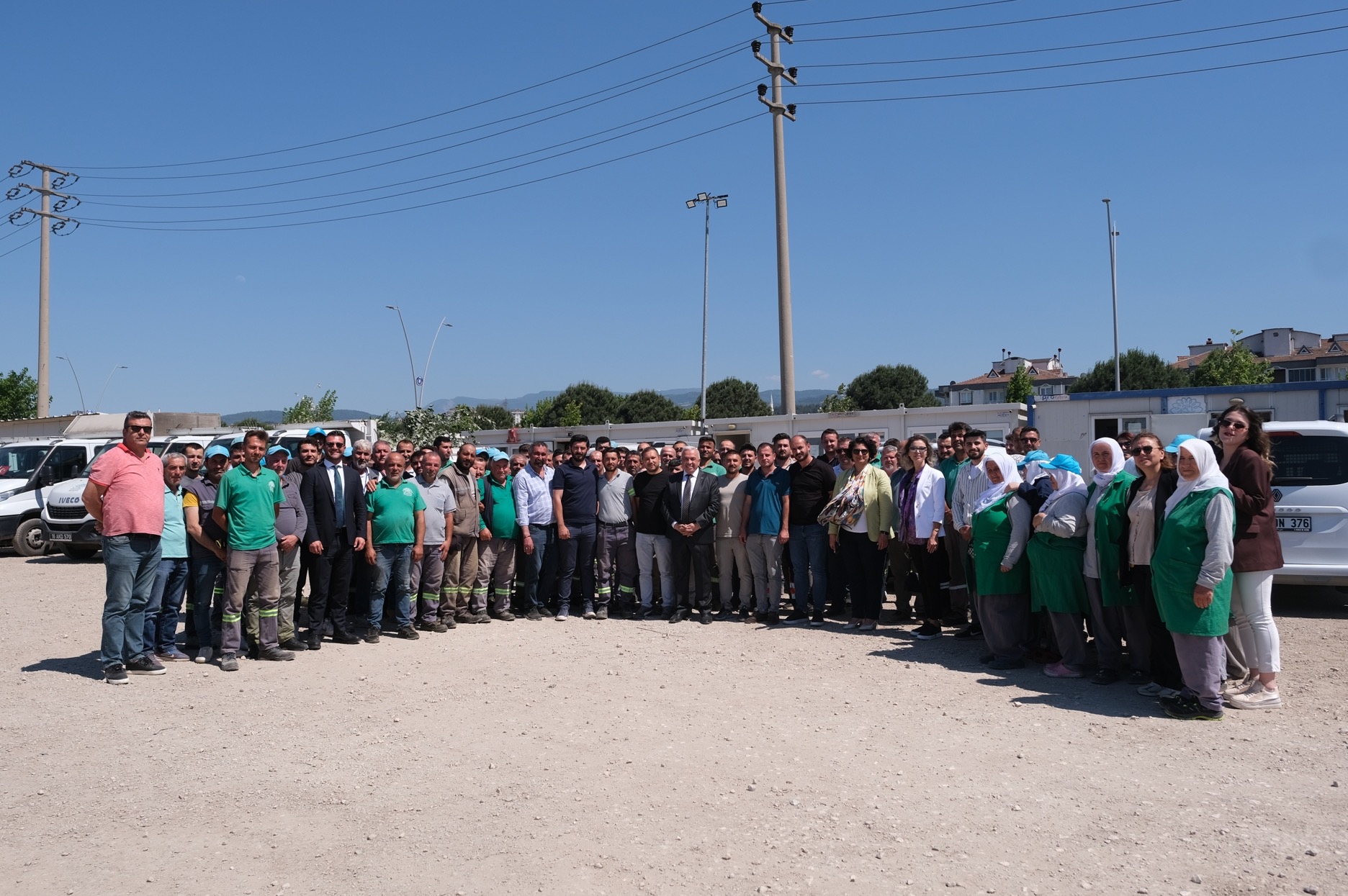 Nilüfer Belediyesi çalışanları bayramlaştı