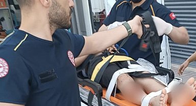 Nusaybin'de 2'nci katın balkonundan düşen çocuk yaralandı