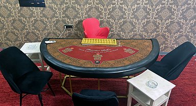 Okulun bitişiğinde kumarhaneye çevrilen iş yerine operasyonda 5 tutuklama