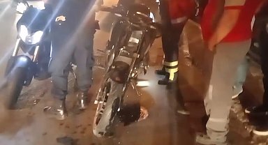 Otomobil ile çarpışan motosikletin sürücüsü öldü