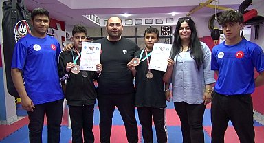 Parakickboks'ta dünya şampiyonu olan görme engelli sporcuların hedefi olimpiyatlara katılmak