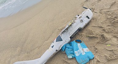 Sakarya'da kıyıya vuran İHA bulundu