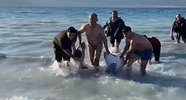 Salda Gölü'nde baba ve oğlu boğuldu