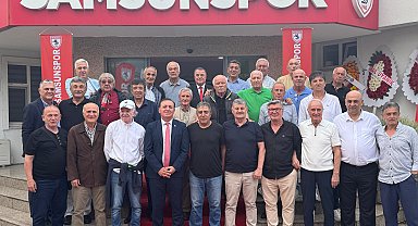 Samsunspor, 60'ıncı yıl kutlamalarında eski futbolcu ve yöneticileri ağırladı