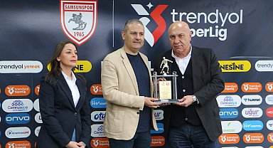 Samsunspor'a bağımlılıkla mücadele ödülü