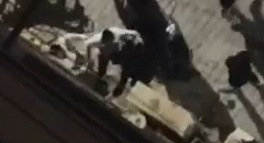 Şanlıurfa'da taş, pala ve silahlı kavga kamerada; 2 yaralı