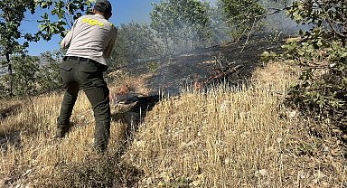 Şırnak'ta örtü yangını