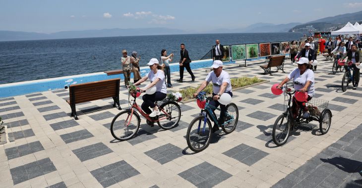 ‘Süslü Bisikletler’ ile temiz çevreye dikkat çekildi