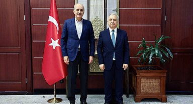 TBMM Başkanı Kurtulmuş, Astana Büyükelçiliği'ni ziyaret etti