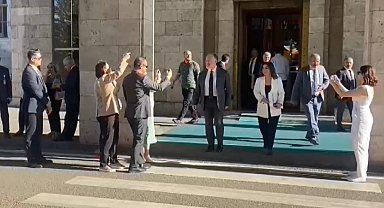 TBMM Başkanı Kurtulmuş, siyasi partilerin grup başkanvekillerini kabul etti.