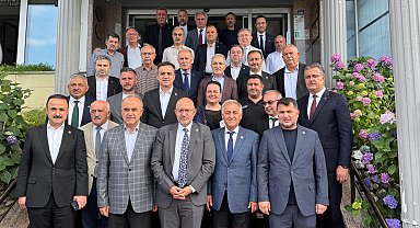 TBMM Zirai Don Olayını Araştırma Komisyonu üyeleri, Giresun'da fındık bahçelerini inceledi