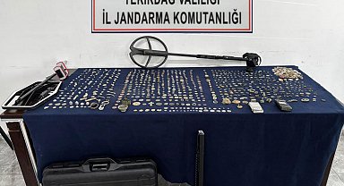 Tekirdağ'da 1014 tarihi sikke ve obje ele geçirildi