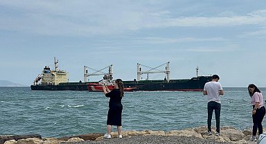 Tekirdağ'da karaya oturan kuru yük gemisini kurtarma çalışmaları 4'üncü gününde