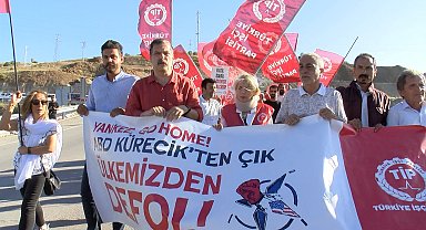 TİP üyelerinden Kürecik Radar Üssü'ne yürüyüş