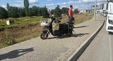 TIR'ın çarptığı elektrikli bisikletin sürücüsü ağır yaralandı