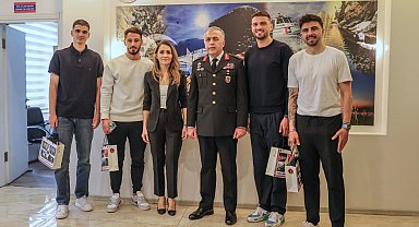 Trabzonspor'dan Jandarma Teşkilatı'na anlamlı ziyaret