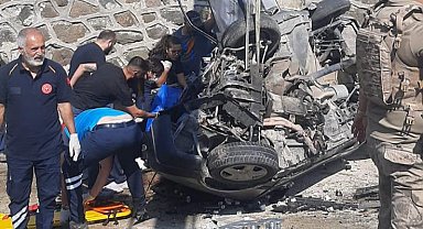 Tunceli'de otomobiller çarpıştı: 2'si ağır 7 yaralı