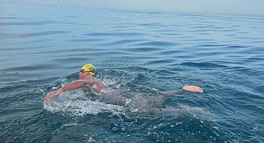 Ultra maraton yüzücüsü otizmli birey Tuna'nın yeni hedefi Kuzey Kanalı