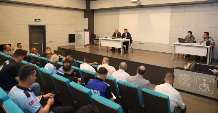 Zabıta teşkilatından Kurban Bayramı öncesi koordinasyon toplantısı