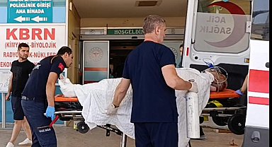 3 katlı apartman inşaatında iskeleden düşen bina sahibi ağır yaralandı