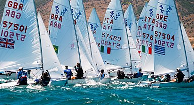 420 Dünya Şampiyonası'nda ilk gün yarışları tamamlandı