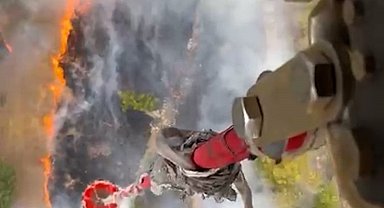 Adıyaman'da orman yangını 3 saatte kontrol altına alındı