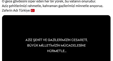 AK Parti'den '15 Temmuz' paylaşımı