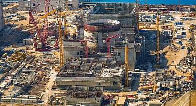 Akkuyu NGS, 3'üncü güç ünitesinin türbin binasında duvar betonlama çalışmalarını tamamladı