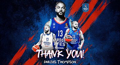 Anadolu Efes'te Darius Thompson ile yollar ayrıldı