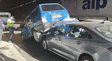 Anadolu Otoyolu'nda zincirleme kaza ulaşımı aksattı