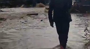 Ardahan'da sağanak sele neden oldu