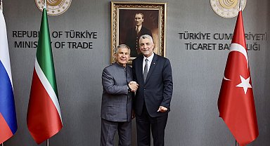 Bakan Bolat, Tataristan Reisi Minnihanov ile görüştü