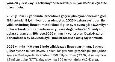 Bakan Bolat: Zorlu rekabet koşullarına rağmen ihracatımızda artış devam ediyor