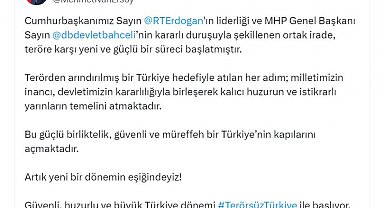 Bakan Ersoy: Güvenli, huzurlu ve büyük Türkiye dönemi, 'Terörsüz Türkiye' ile başlıyor